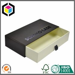 Glossy UV Varnish Logo Drawer Card Paper Gift Box