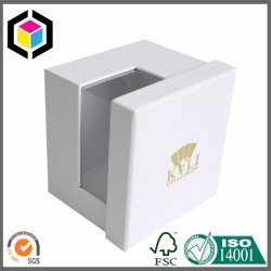 Clear PET Side Window Two Piece Gift Box with Lid
