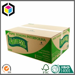 Flexo Green Color Print Frozen Food Corrugated Box