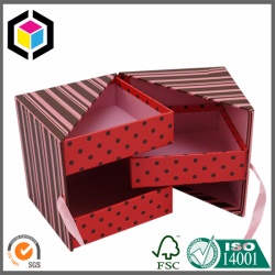 Multi Drawer Colorful Cardboard Jewelry Gift Box