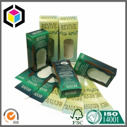 OEM Design Color Print Tuck End Paper Box with Window