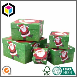 Cardboard Large Christmas Gift Box Set for Presents