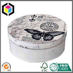 OEM Design Color Printing Round Cardboard Gift Box
