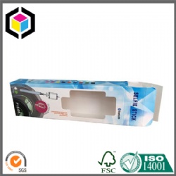 White Paperboard Open Window Color Paper Box