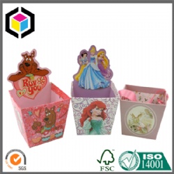 Die Cut Trapezoid Cardboard Paper Gift Box