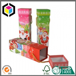 Single Bottle Wine Decorative Christmas Gift Box with Lids