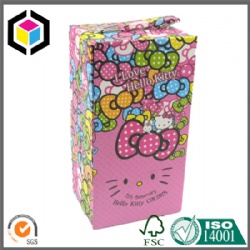 Hello Kitty Fancy Color Print Pencil Box with Handle