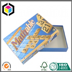 Rigid Two Pieces Color Puzzles Cardboard Packaging Box