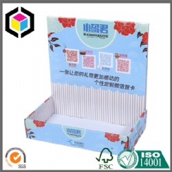 Color Print White Flute Cardboard Display Box