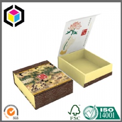 Matte Color Print Magnetic Close Cardboard Tea Box