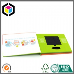 Rigid Cardboard Box for Electronics with Black EVA Insert