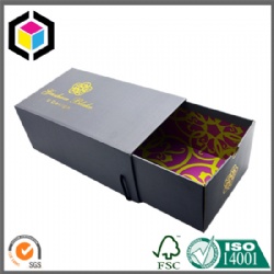 Gold Logo Corrugated Drawer Box for Shoes