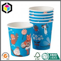 Custom Design Color Print 8oz Paper Cups
