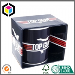 Glossy Color Print Cardboard Mug Holder Box