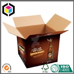 RSC Color Print Beer Corrugated Carton Packaging Box