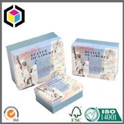 天地盖礼品盒，硬纸板高档礼盒