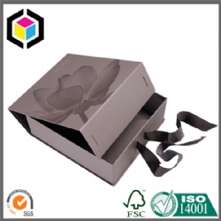 丝带礼品盒，硬纸板书型礼盒