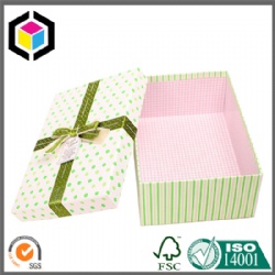 蝴蝶结礼品盒，天地盖礼品包装盒