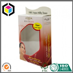 Clear Plastic Window Cosmetic Paper Packaging Box
