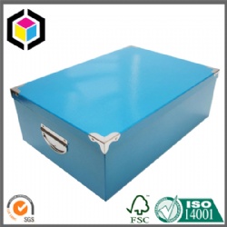 纯色印刷储物盒，硬纸板储物箱