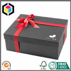 丝网印LOGO圣诞盒，宁波圣诞礼品盒